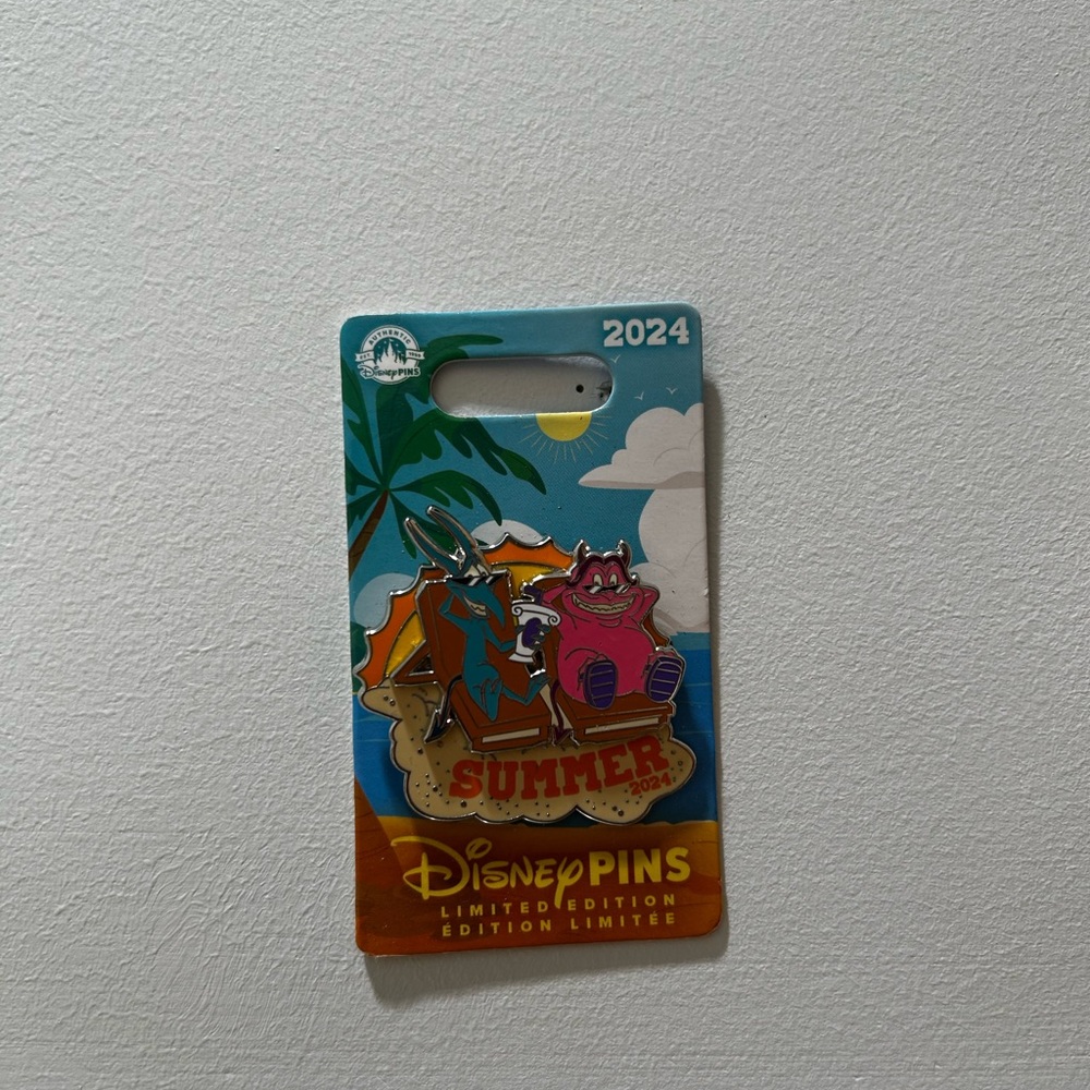Disney Summer 2024 Limited Edition Pin with Pain & Panic